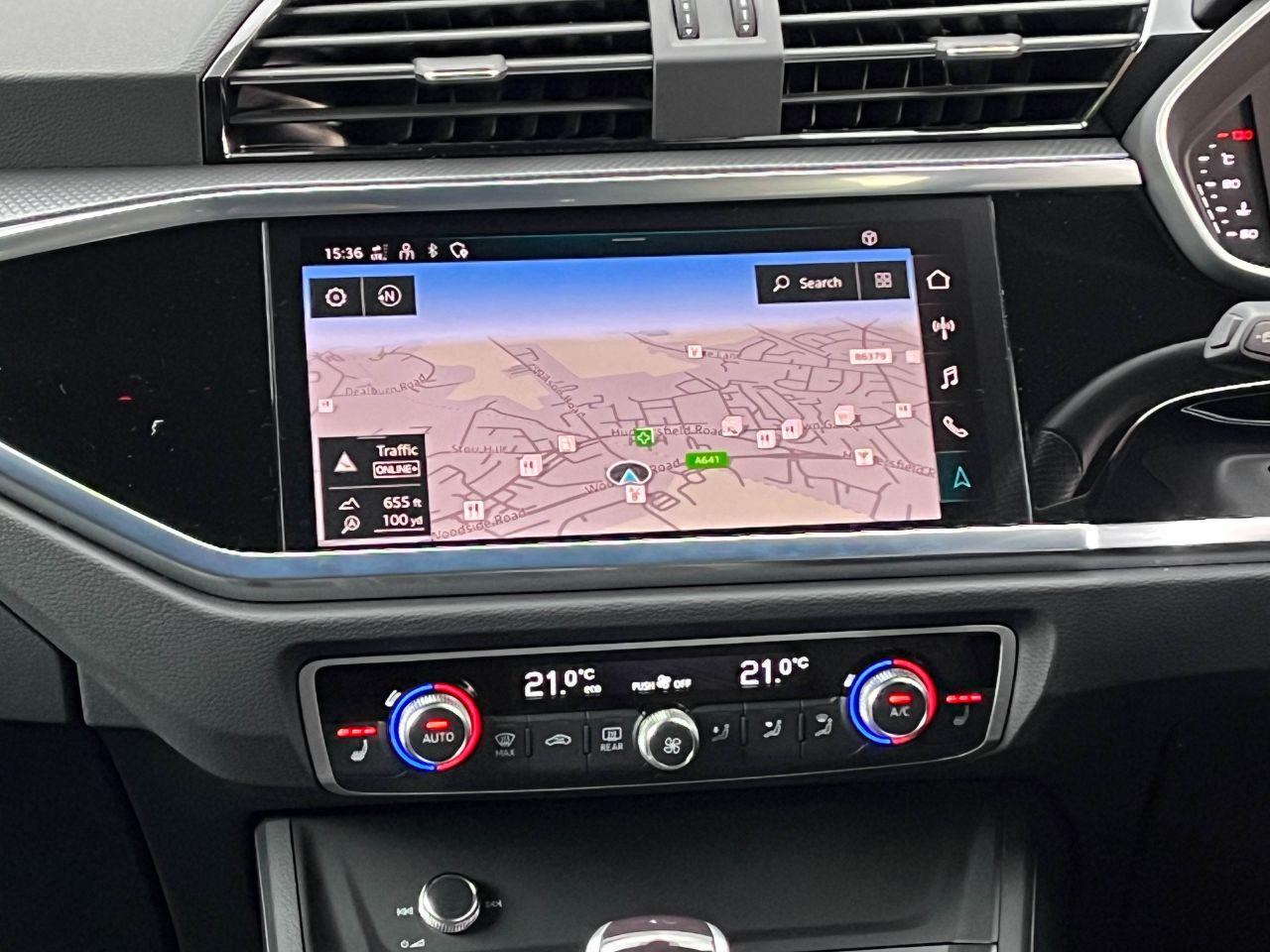 Audi Q3 Sportback 35 TFSI 1.5 Black Edition S tronic 150ps Estate Petrol Glacier White Metallic