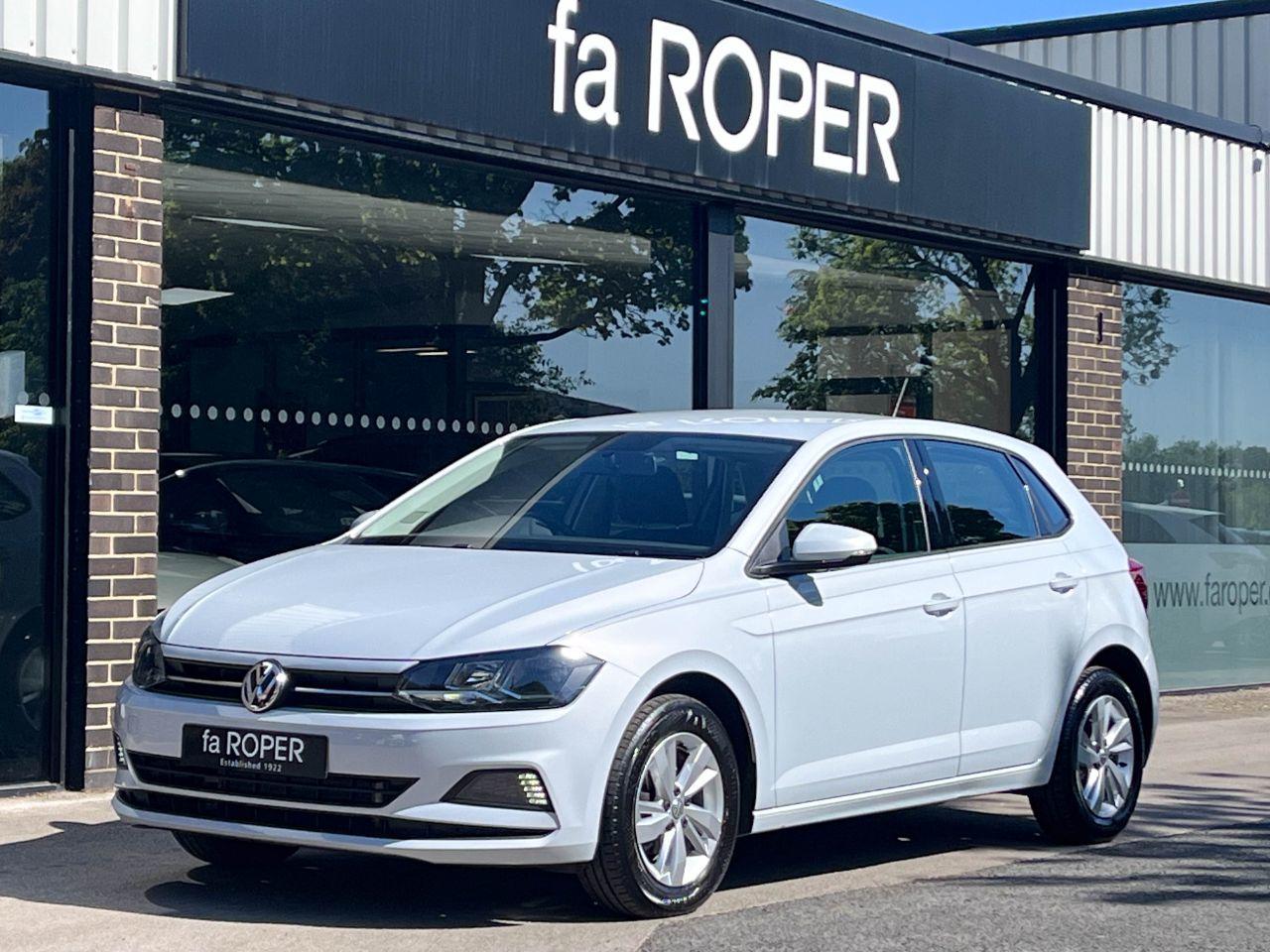 Volkswagen Polo 1.0 TSI SE DSG Automatic 95ps Hatchback Petrol White Silver Metallic