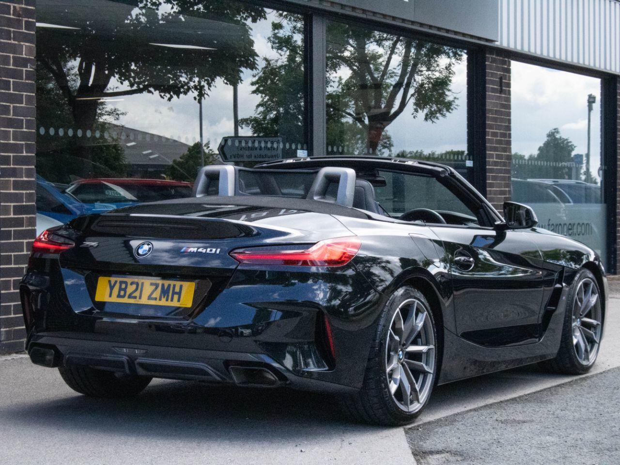 BMW Z4 M40i 3.0 sDrive Auto 340ps Convertible Petrol Black Sapphire Metallic