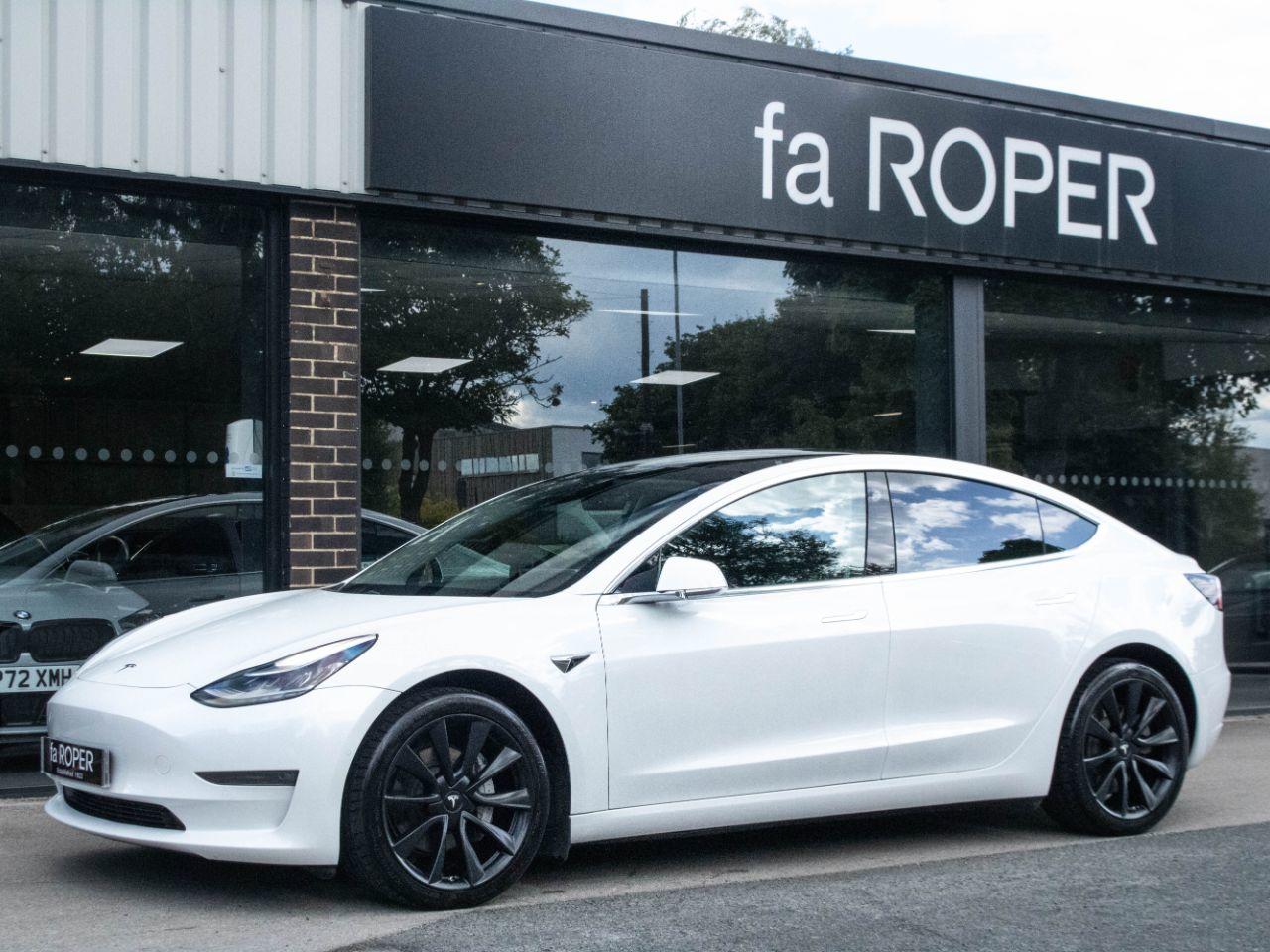 Tesla Model 3 Long Range Dual Motor AWD Auto Saloon Electric Pearl White Multi Coat