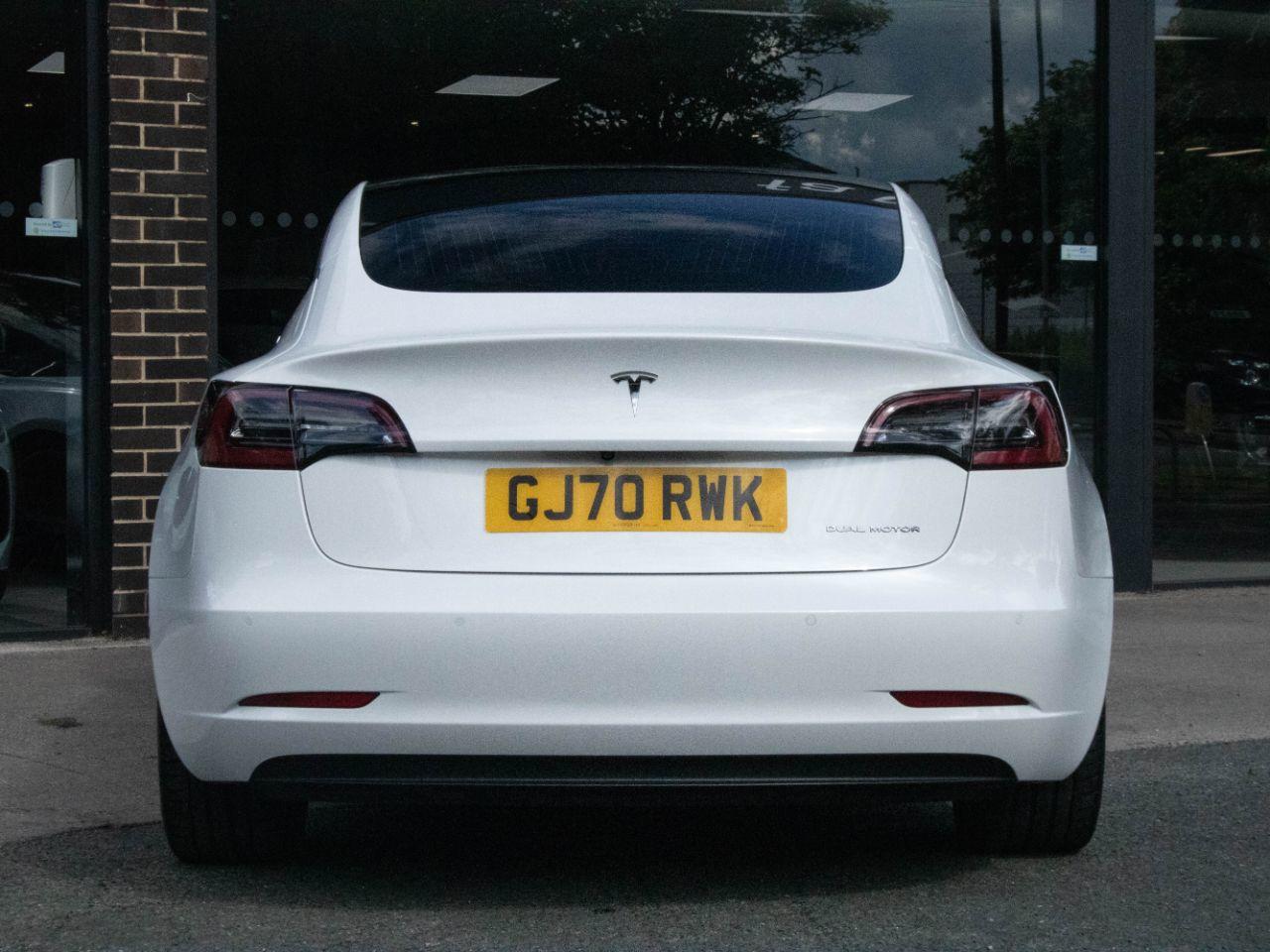 Tesla Model 3 Long Range Dual Motor AWD Auto Saloon Electric Pearl White Multi Coat