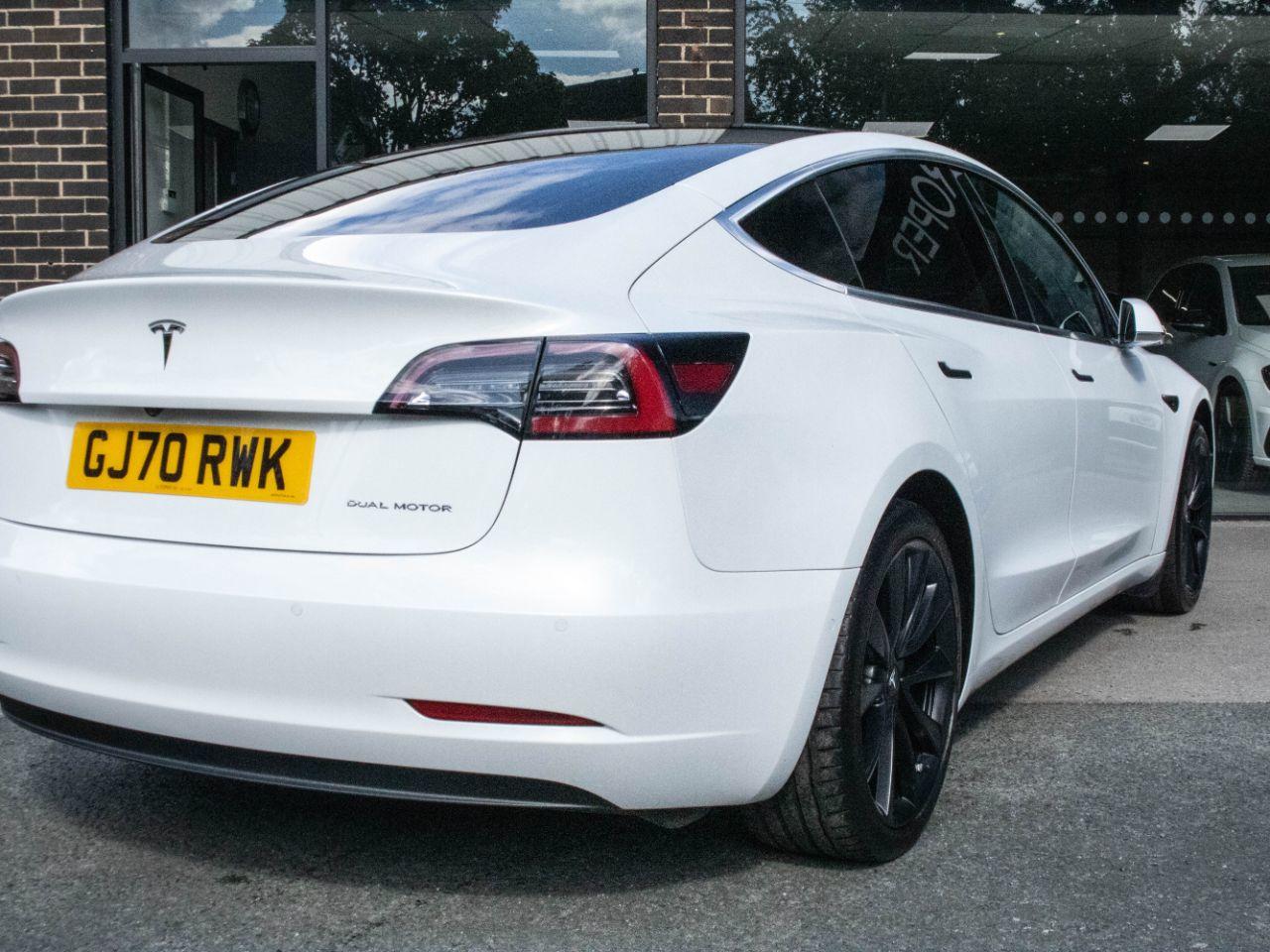 Tesla Model 3 Long Range Dual Motor AWD Auto Saloon Electric Pearl White Multi Coat