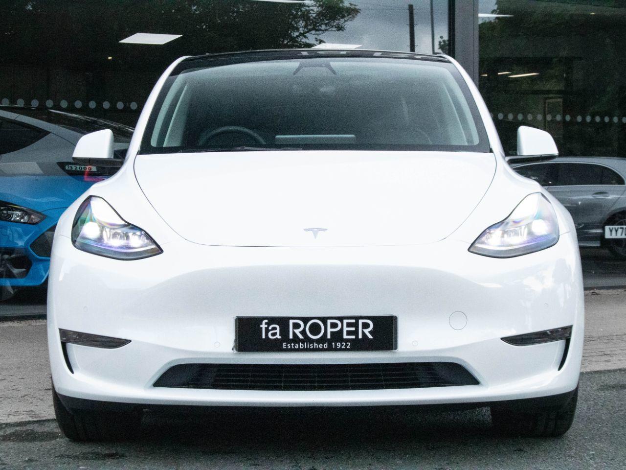 Tesla Model Y Dual Motor Long Range All Wheel Drive Auto MPV Electric Pearl White Multi Coat