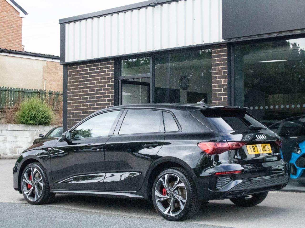 Audi A3 Sportback 1.4 TFSIe 45 S Line Competition PHEV S tronic 245ps Hatchback Petrol / Electric Hybrid Mythos Black Metallic