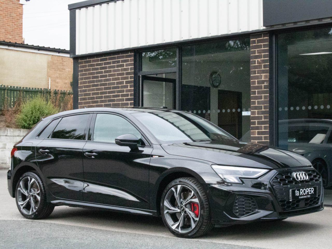 Audi A3 Sportback 1.4 TFSIe 45 S Line Competition PHEV S tronic 245ps Hatchback Petrol / Electric Hybrid Mythos Black Metallic