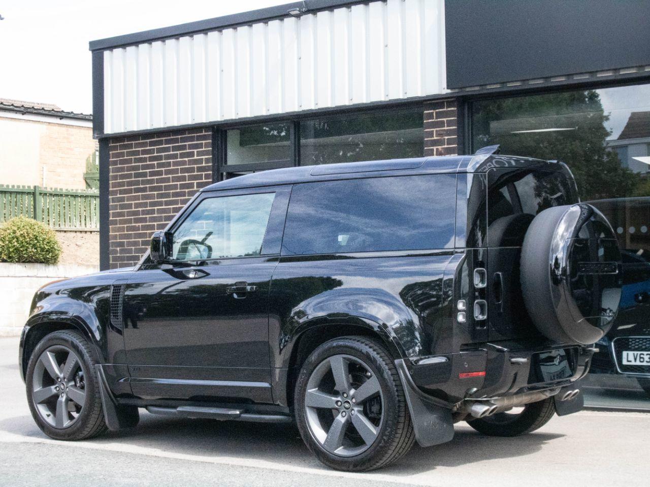 Land Rover Defender 90 P525 5.0 V8 4WD Auto Estate Petrol Santorini Black Metallic