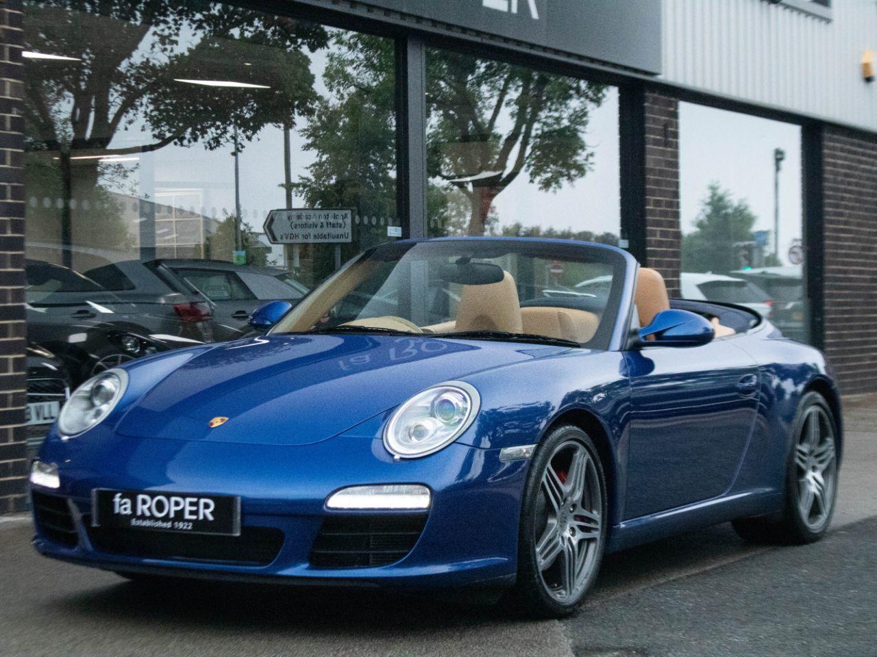 Porsche 911 997 3.8 Carrera S Cabriolet Man 6 Speed 385ps Convertible Petrol Aqua Blue Metallic