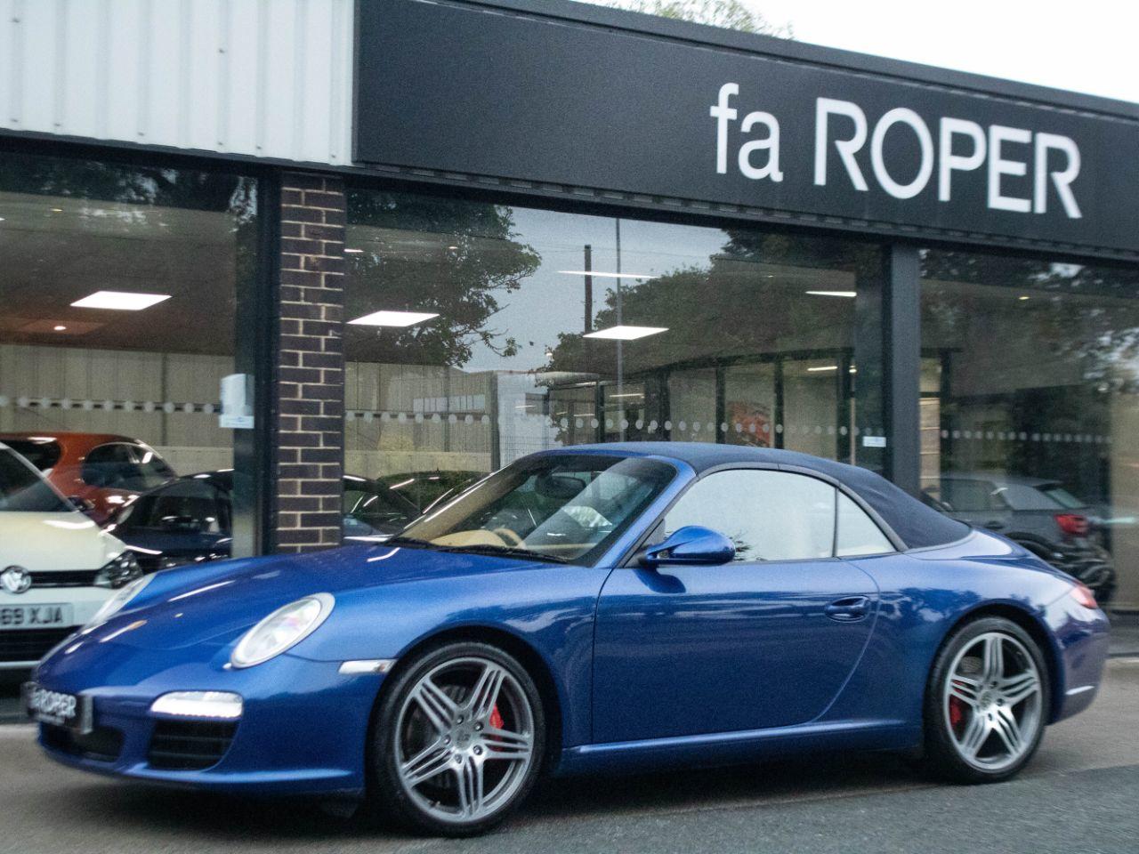 Porsche 911 997 3.8 Carrera S Cabriolet Man 6 Speed 385ps Convertible Petrol Aqua Blue Metallic