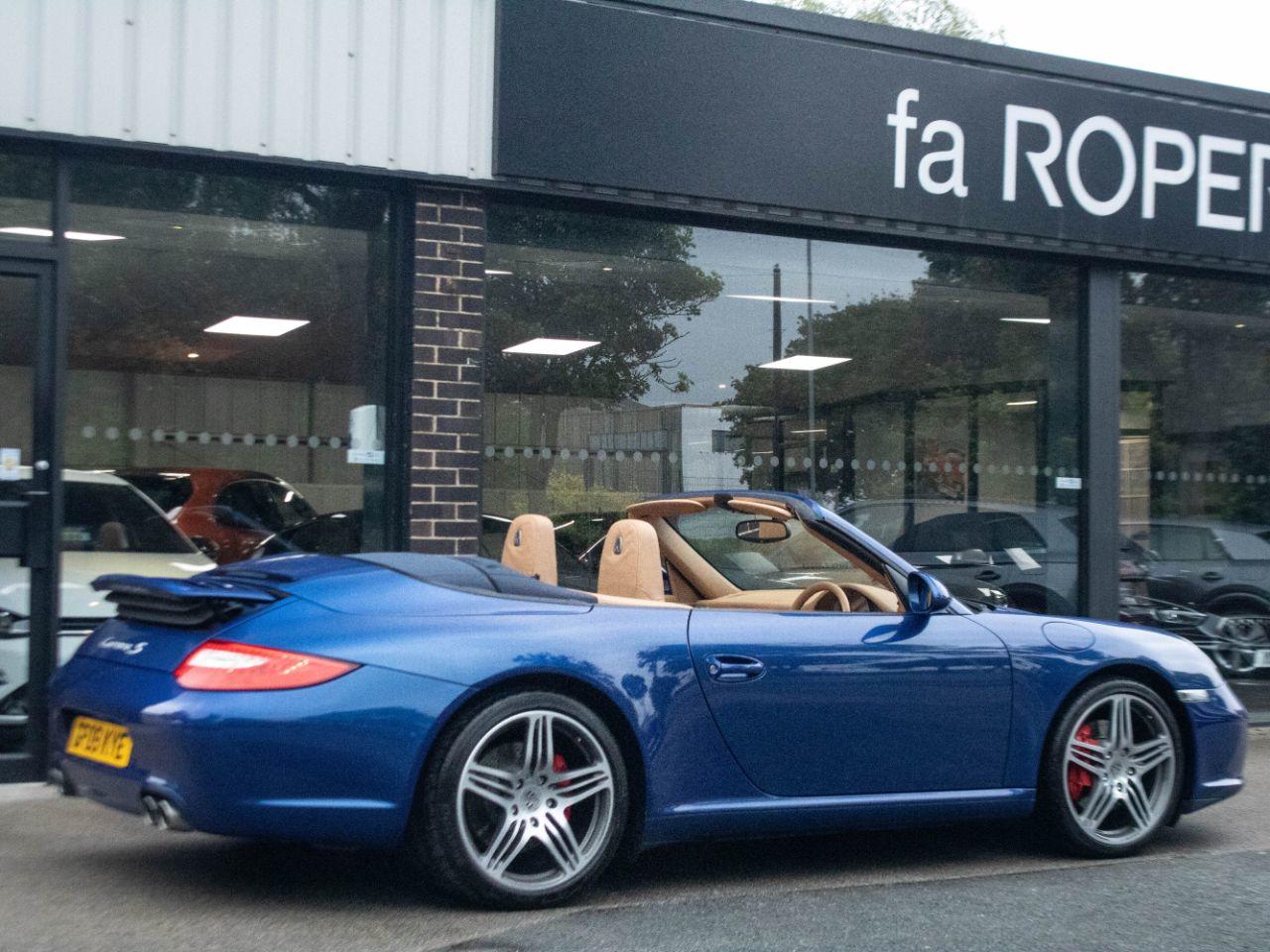 Porsche 911 997 3.8 Carrera S Cabriolet Man 6 Speed 385ps Convertible Petrol Aqua Blue Metallic