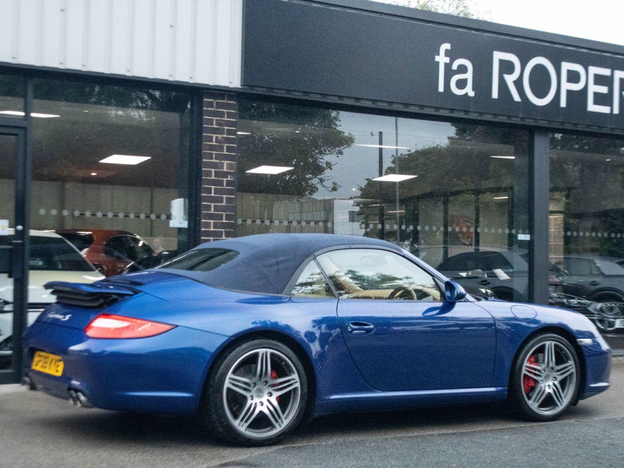 Porsche 911 997 3.8 Carrera S Cabriolet Man 6 Speed 385ps Convertible Petrol Aqua Blue Metallic