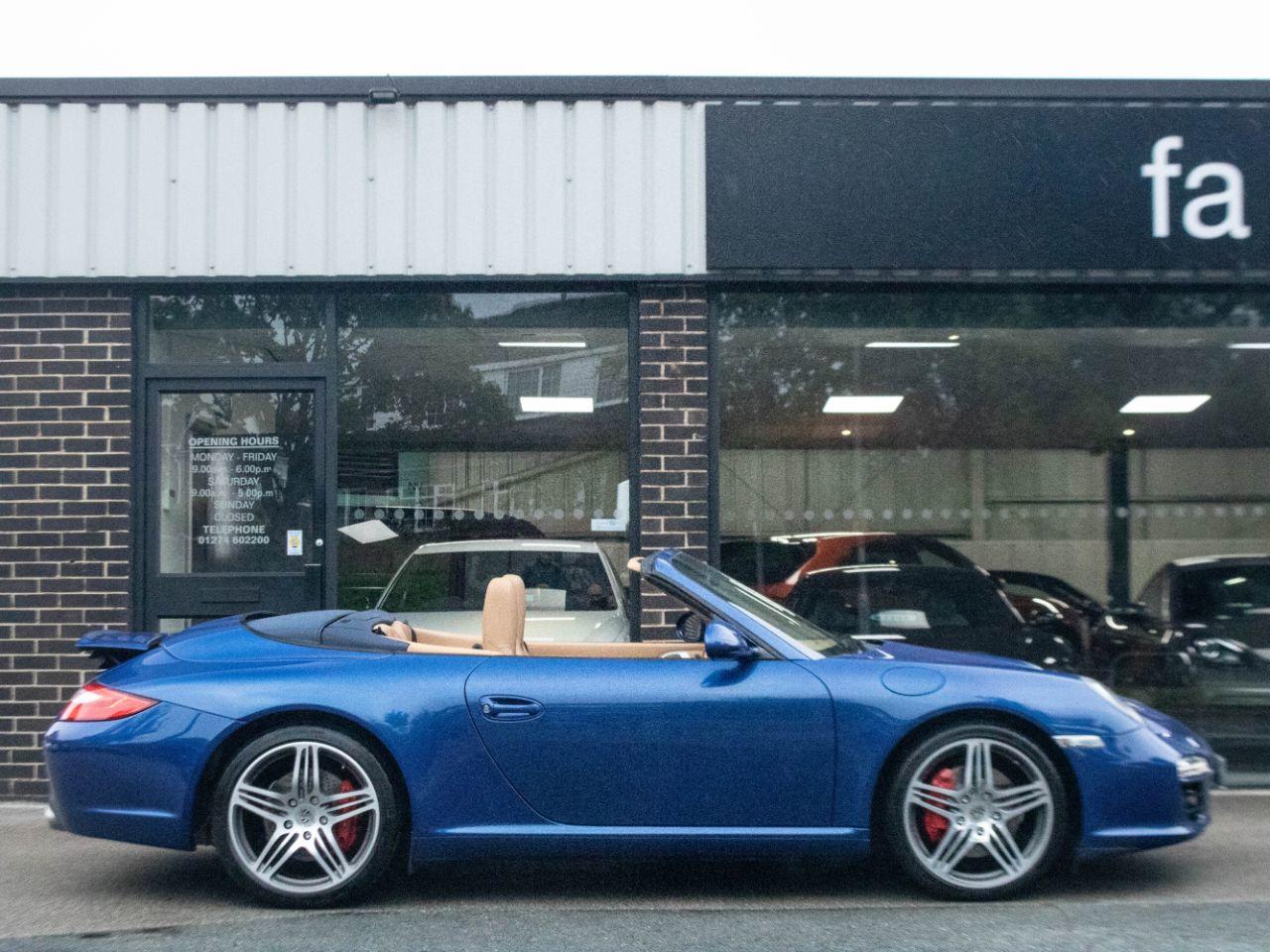 Porsche 911 997 3.8 Carrera S Cabriolet Man 6 Speed 385ps Convertible Petrol Aqua Blue Metallic