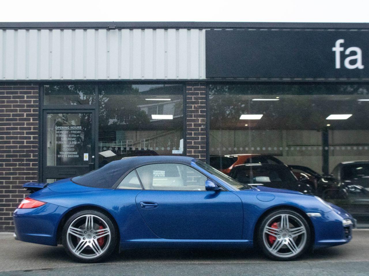 Porsche 911 997 3.8 Carrera S Cabriolet Man 6 Speed 385ps Convertible Petrol Aqua Blue Metallic