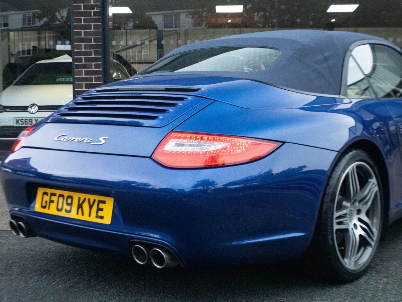 Porsche 911 997 3.8 Carrera S Cabriolet Man 6 Speed 385ps Convertible Petrol Aqua Blue Metallic