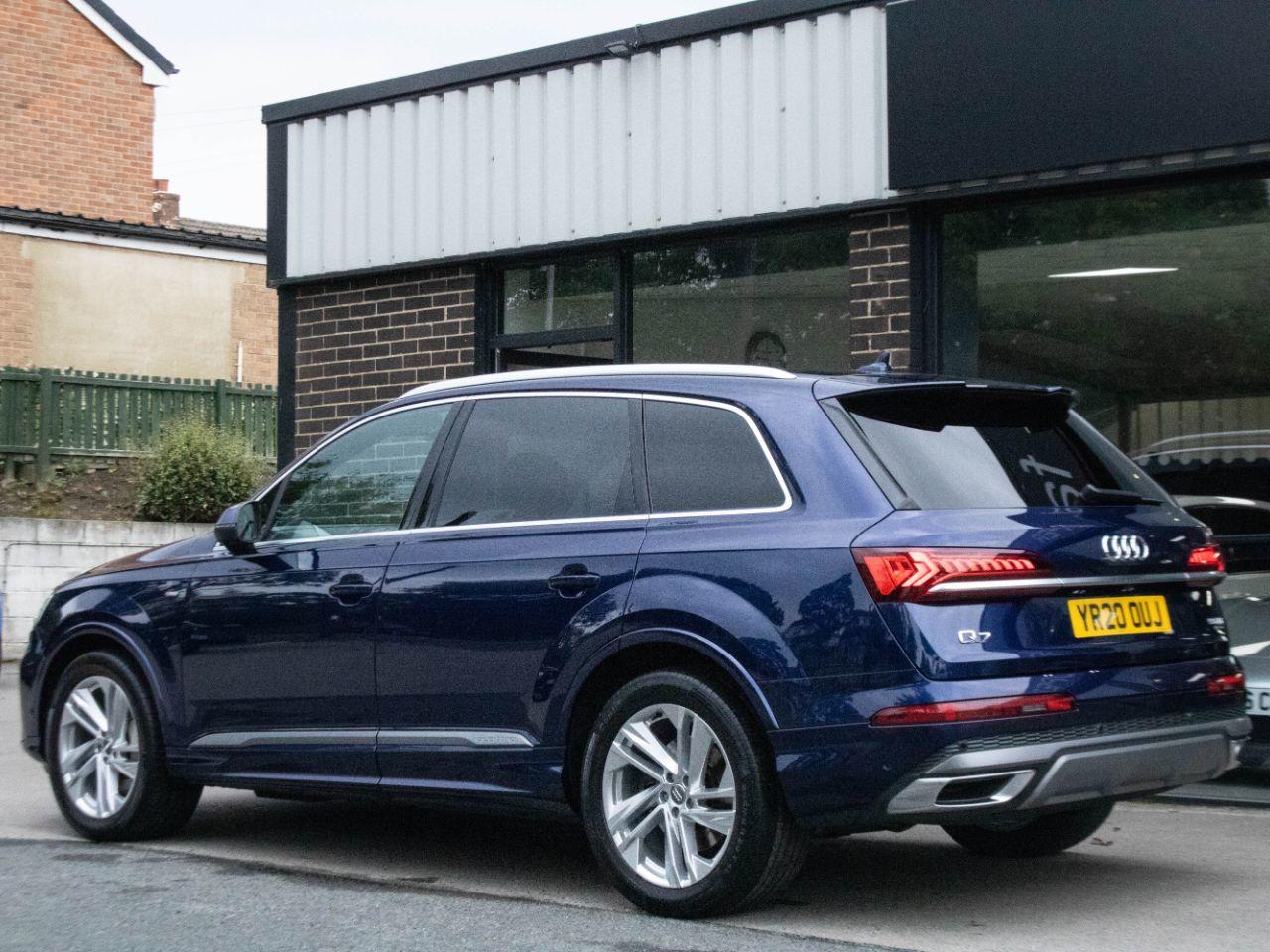 Audi Q7 3.0 V6 TDI 50 S Line quattro Auto 286ps Estate Diesel Navarra Blue Metallic