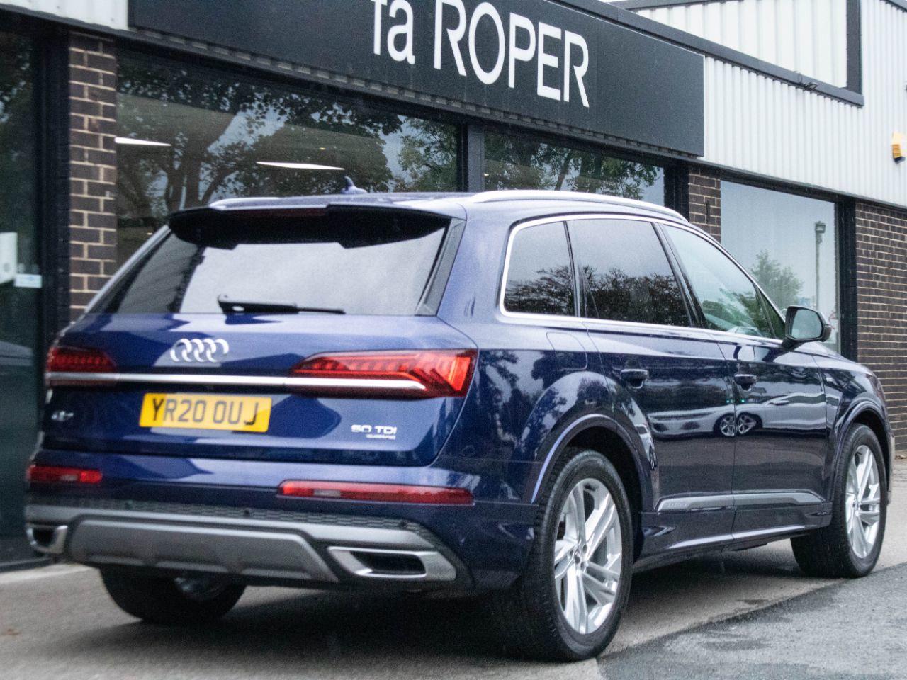 Audi Q7 3.0 V6 TDI 50 S Line quattro Auto 286ps Estate Diesel Navarra Blue Metallic