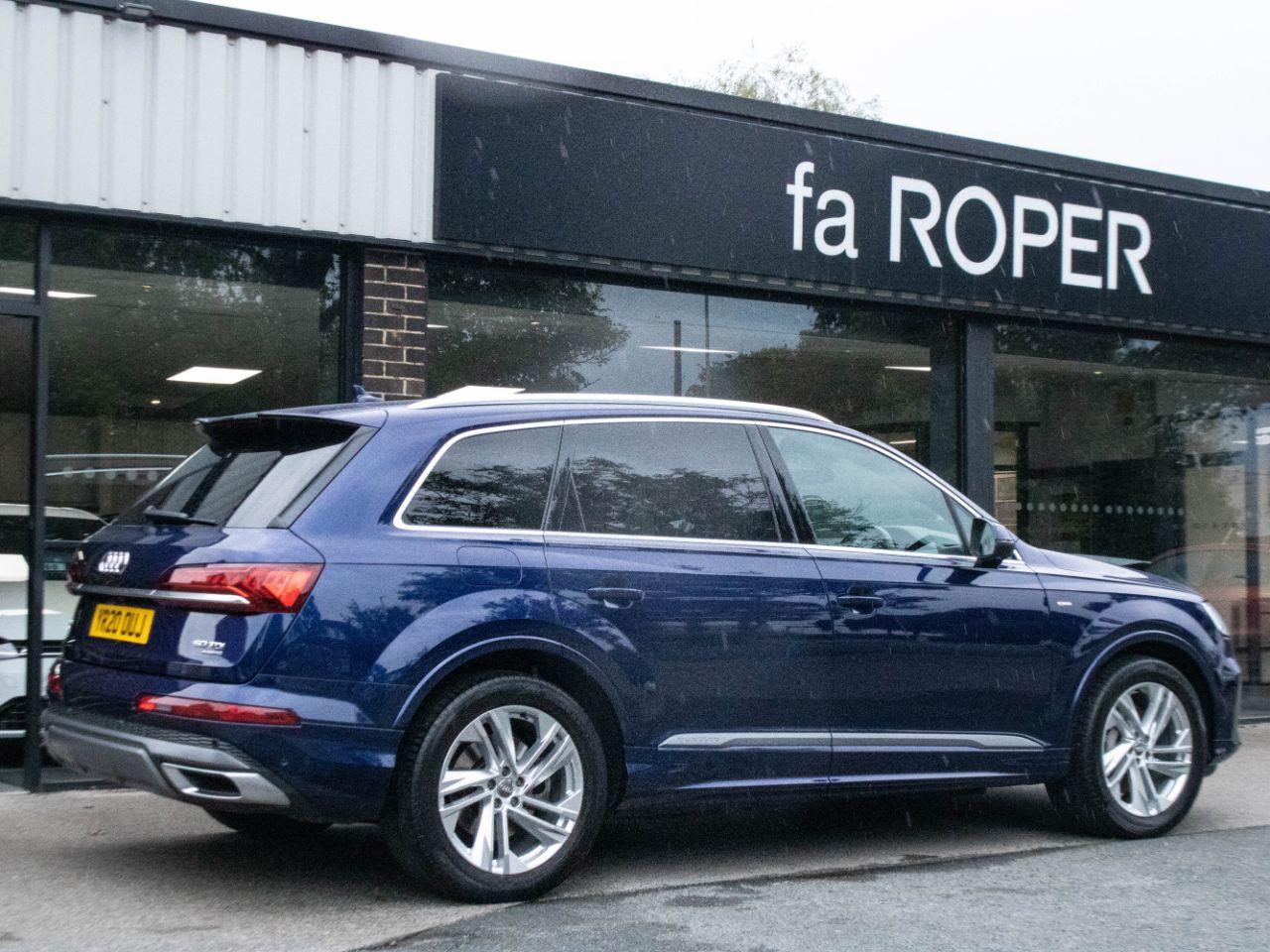 Audi Q7 3.0 V6 TDI 50 S Line quattro Auto 286ps Estate Diesel Navarra Blue Metallic