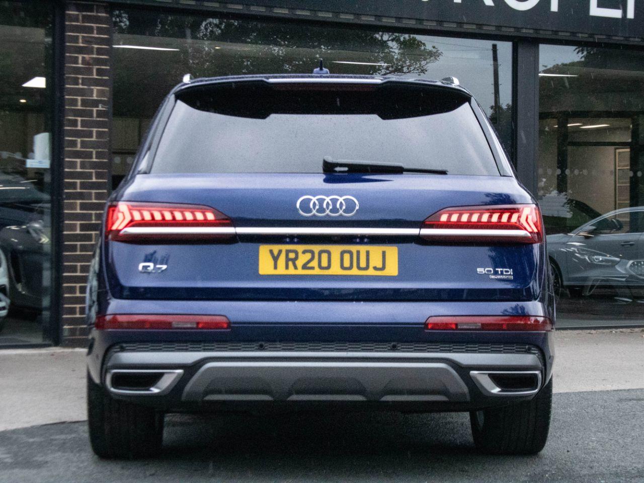 Audi Q7 3.0 V6 TDI 50 S Line quattro Auto 286ps Estate Diesel Navarra Blue Metallic