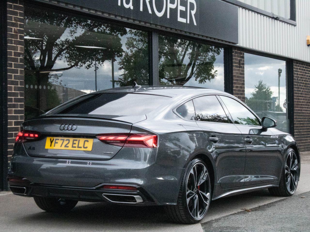 Audi A5 Sportback 2.0 TFSI 45 Black Edition quattro S tronic 265ps Hatchback Petrol Daytona Grey Metallic