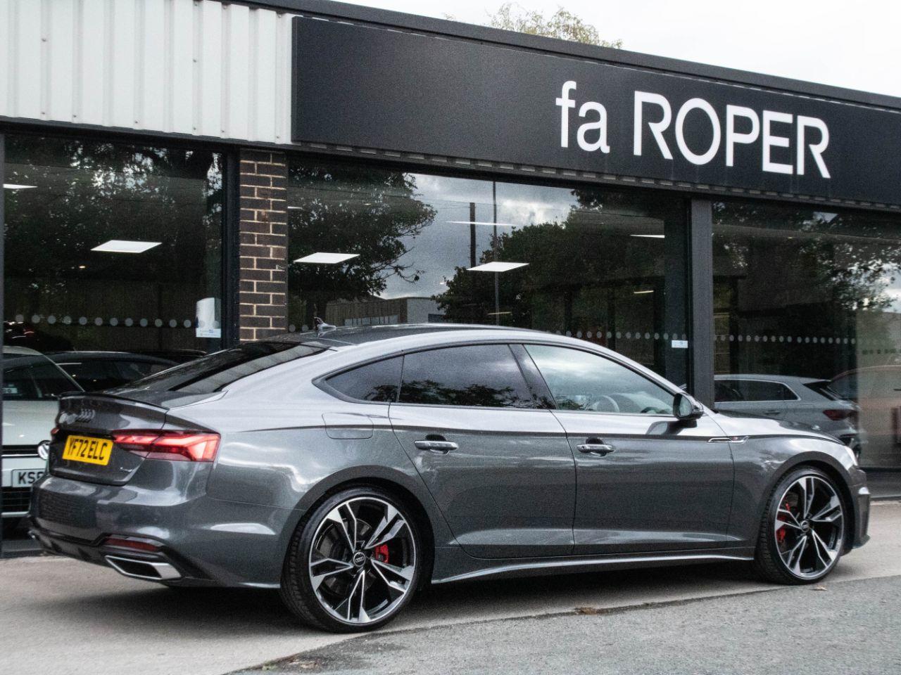 Audi A5 Sportback 2.0 TFSI 45 Black Edition quattro S tronic 265ps Hatchback Petrol Daytona Grey Metallic