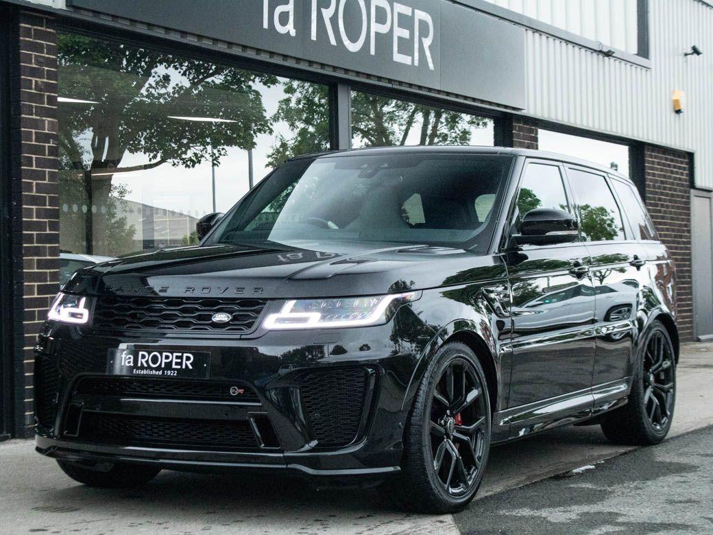 Land Rover Range Rover Sport 5.0 V8 SVR Auto 575ps Estate Petrol Santorini Black MetallicLand Rover Range Rover Sport 5.0 V8 SVR Auto 575ps Estate Petrol Santorini Black Metallic at fa Roper Ltd Bradford