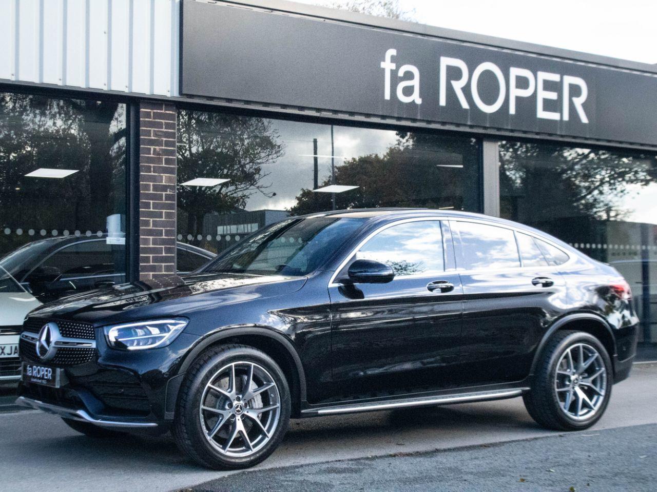 Mercedes-Benz GLC Coupe 2.0 300 Coupe MHEV AMG Line Premium Plus 4MATIC 9G tronic Auto Coupe Petrol Obsidian Black Metallic