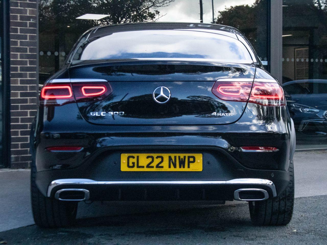 Mercedes-Benz GLC Coupe 2.0 300 Coupe MHEV AMG Line Premium Plus 4MATIC 9G tronic Auto Coupe Petrol Obsidian Black Metallic