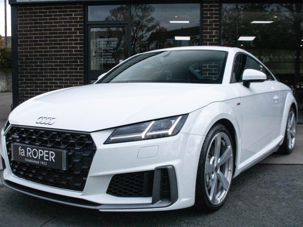 Audi TT Coupe 2.0 TFSI 45 S Line quattro S tronic 245ps Coupe Petrol Ibis White