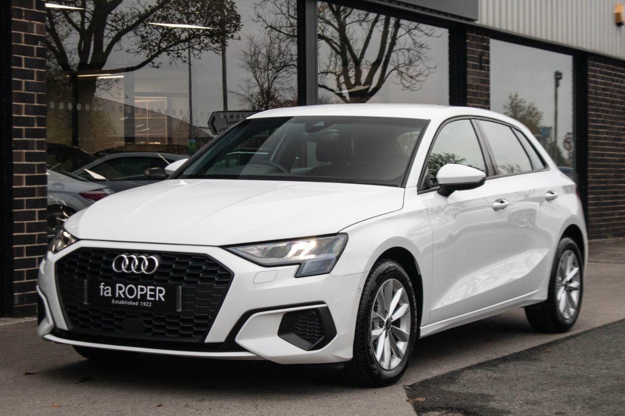 Audi A3 Sportback 1.0 TFSI 30 Technik S tronic 110ps Hatchback Petrol WhiteAudi A3 Sportback 1.0 TFSI 30 Technik S tronic 110ps Hatchback Petrol White at fa Roper Ltd Bradford