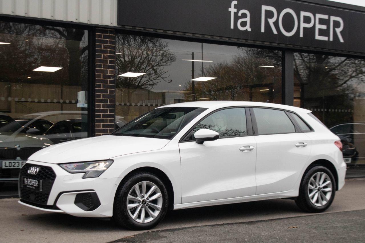 Audi A3 Sportback 1.0 TFSI 30 Technik S tronic 110ps Hatchback Petrol White