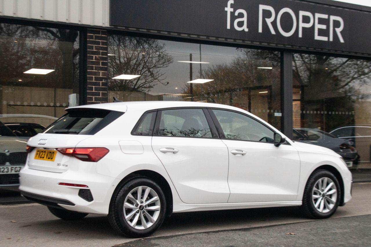 Audi A3 Sportback 1.0 TFSI 30 Technik S tronic 110ps Hatchback Petrol White