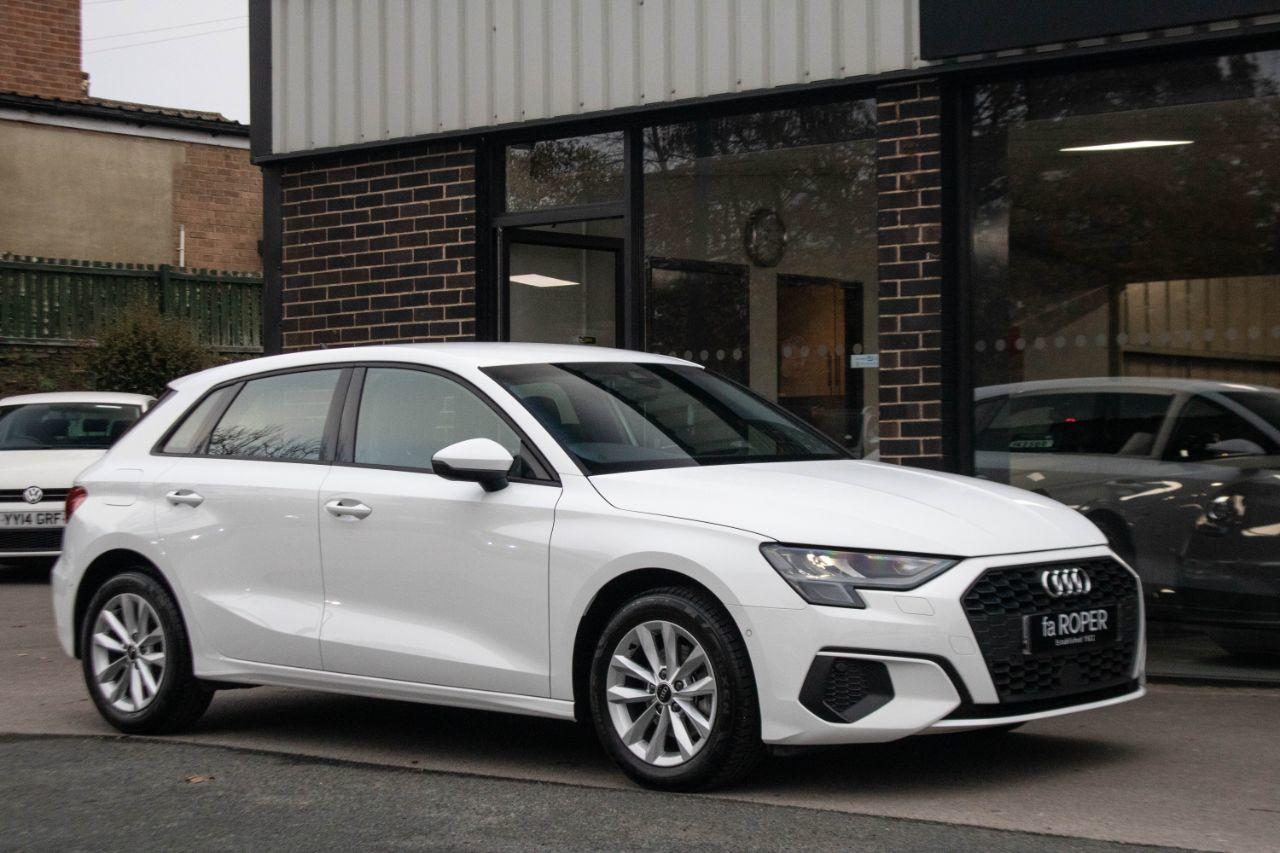 Audi A3 Sportback 1.0 TFSI 30 Technik S tronic 110ps Hatchback Petrol White