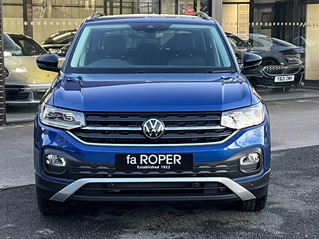 Volkswagen T-cross 1.0 TSI Black Edition DSG 110ps Hatchback Petrol Reef Blue Metallic