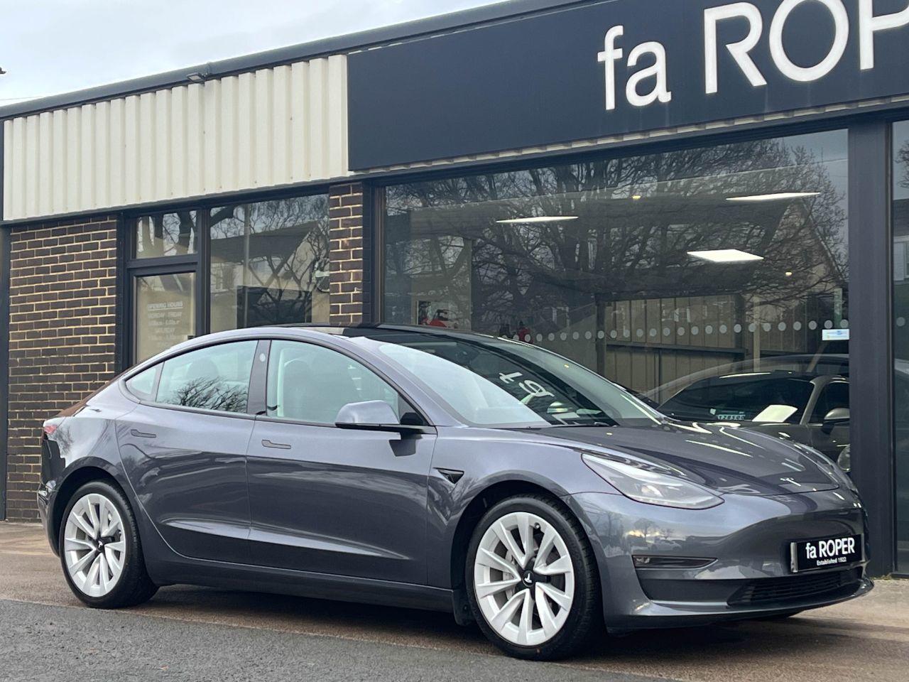 Tesla Model 3 0.0 Long Range Dual Motor AWD Auto Saloon Electric Midnight Silver Metallic