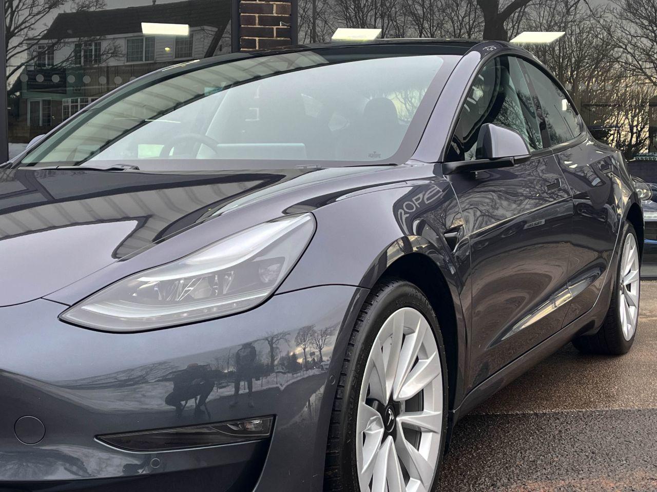 Tesla Model 3 0.0 Long Range Dual Motor AWD Auto Saloon Electric Midnight Silver Metallic