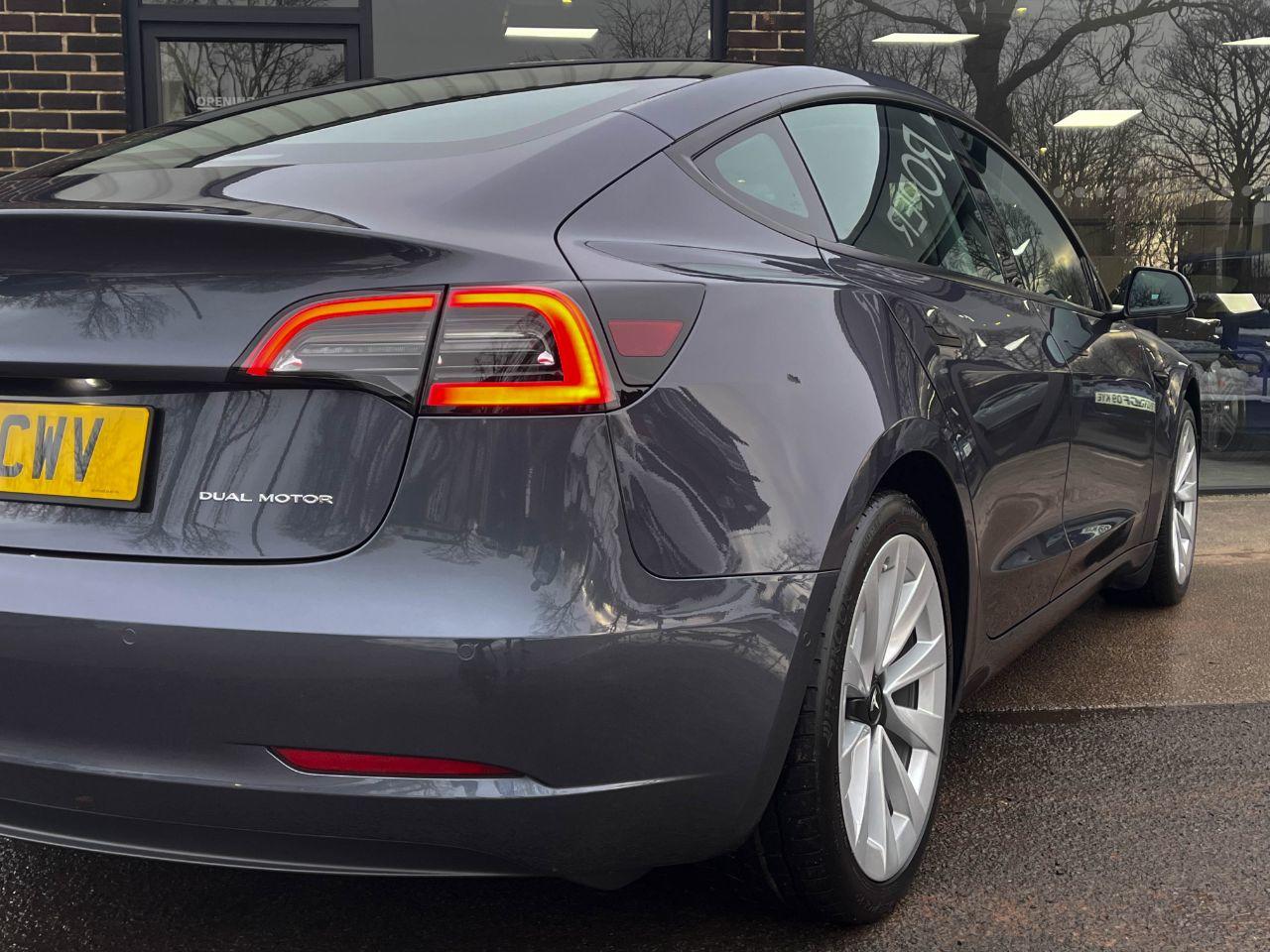 Tesla Model 3 0.0 Long Range Dual Motor AWD Auto Saloon Electric Midnight Silver Metallic