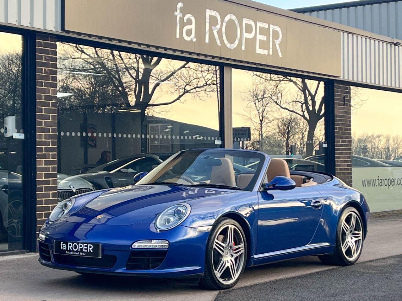 Porsche 911 997 3.8 Carrera S Cabriolet Man 6 Speed 385ps Convertible Petrol Aqua Blue MetallicPorsche 911 997 3.8 Carrera S Cabriolet Man 6 Speed 385ps Convertible Petrol Aqua Blue Metallic at fa Roper Ltd Bradford