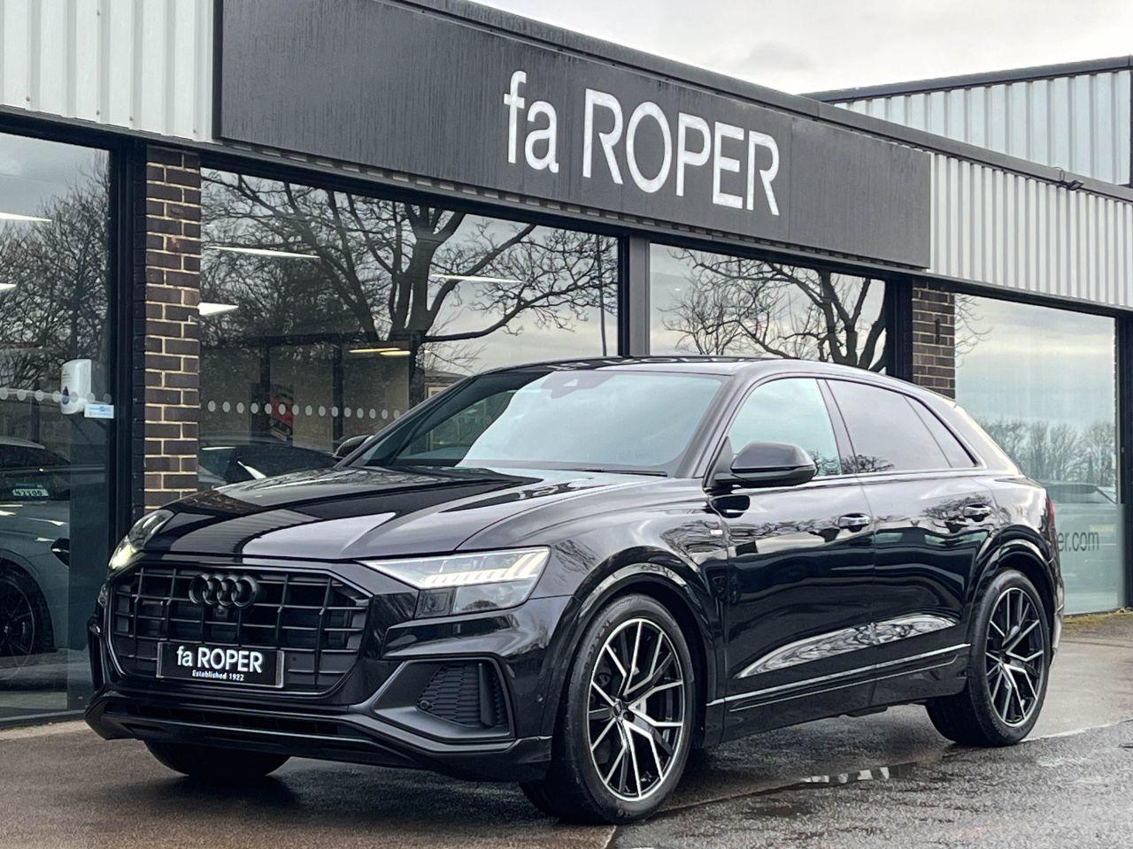 Audi Q8 3.0 V6 TDI 50 Black Edition quattro Auto 286ps Estate Diesel Orca Black MetallicAudi Q8 3.0 V6 TDI 50 Black Edition quattro Auto 286ps Estate Diesel Orca Black Metallic at fa Roper Ltd Bradford