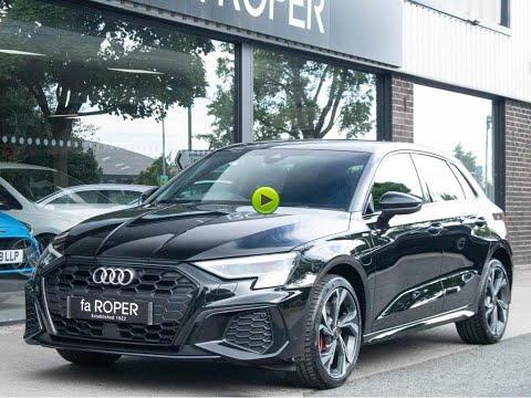 Audi A3 Sportback 1.4 TFSIe 45 S Line Competition PHEV S tronic 245ps Hatchback Petrol / Electric Hybrid Mythos Black Metallic