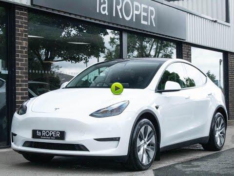 Tesla Model Y Dual Motor Long Range All Wheel Drive Auto MPV Electric Pearl White Multi Coat