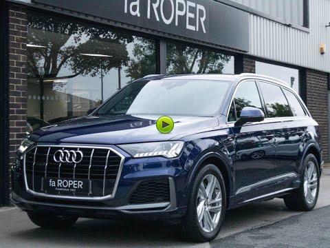 Audi Q7 3.0 V6 TDI 50 S Line quattro Auto 286ps Estate Diesel Navarra Blue Metallic