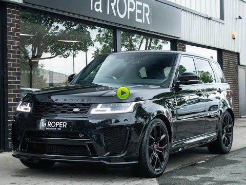 Land Rover Range Rover Sport 5.0 V8 SVR Auto 575ps Estate Petrol Santorini Black Metallic