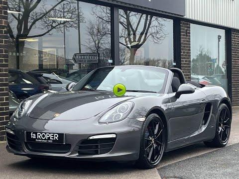 Porsche Boxster 981 3.4 S PDK Convertible Petrol Agate Grey Metallic