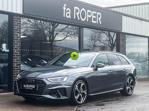 Audi A4 Avant 2.0 TFSI 40 Black Edition S tronic 204ps Estate Petrol Daytona Grey Metallic