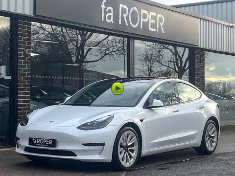 Tesla Model 3 0.0 Long Range Dual Motor All-Wheel Drive Auto Saloon Electric Pearl White Multi Coat